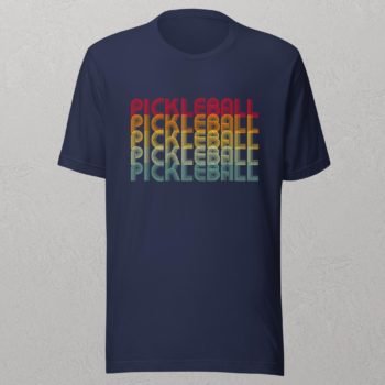 Pickleball Retro Tee Shirt