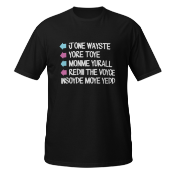 Jone Wayste Yore Toye Monme Yurall Rediii Blink 182 Parody Tee Shirt