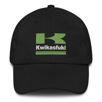 Kwikasfuki Dad Hat - Embrace the Speed for Kawasaki Fans