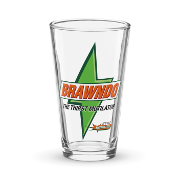 Brawndo Pint Glass - The Thirst Mutilator!