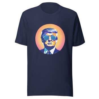 Trump Tee Shirt - Sunglasses Funny Political Graphic Tee - Iconic 2024 Design